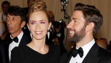 Emily Blunt and husband John Krasinski attend the 2013 Metropolitan Museum of Arts PUNK: Chaos To Couture Costume Institute Gala in New York on May 6, 2013. - Provided courtesy of Marion Curtis / Startraksphoto.com
