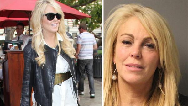Dina Lohan is seen at the Grove shopping center in Los Angeles on Feb. 1, 2013. / Dina Lohan appears in a New York State Police mug shot taken after her Sept. 12, 2013 DWI arrest. - Provided courtesy of Charlie Luciano / Startraksphoto.com / New York State Police Dina Lohan is seen at the Grove shopping center in Los Angeles on Feb. 1, 2013. / Dina Lohan appears in a New York State Police mug shot taken after her Sept. 12, 2013 DWI arrest. - Provided courtesy of Charlie Luciano / Startraksphoto.com / New York State Police
