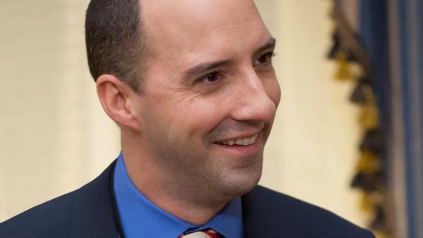 Tony Hale appears in a scene from season 2 of the HBO series Veep. - Provided courtesy of HBO Tony Hale appears in a scene from season 2 of the HBO series Veep. - Provided courtesy of HBO