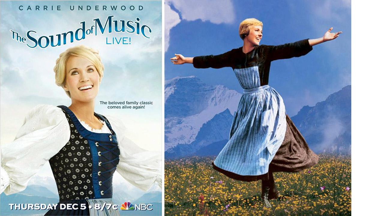 Carrie Underwood appears as Maria in 'Sound of Music' photo
