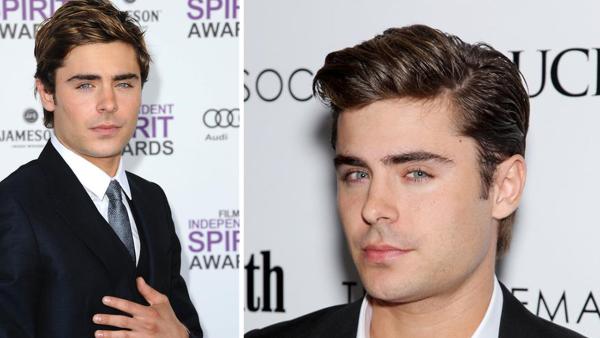 Zac Efron attends the 2012 Independent Spirit Awards in Los Angeles on Feb. 25, 2013. / Zac Efron attends a screening of The Lucky One, presented by the Cinema Society and Mens Health, in New York on April 19, 2012. - Provided courtesy of Kyle Rover / Startraksphoto.com