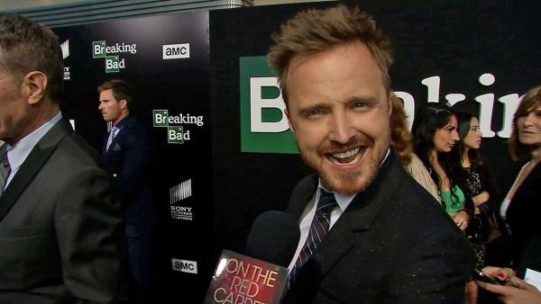 Breaking Bad star Aaron Paul (Jesse Pinkman) talks to OTRC.com at an Los Angeles event celebrating the fifth and final season of the AMC show on July 24, 2013. The finale airs on Sept. 29. - Provided courtesy of OTRC Breaking Bad star Aaron Paul (Jesse Pinkman) talks to OTRC.com at an Los Angeles event celebrating the fifth and final season of the AMC show on July 24, 2013. The finale airs on Sept. 29. - Provided courtesy of OTRC