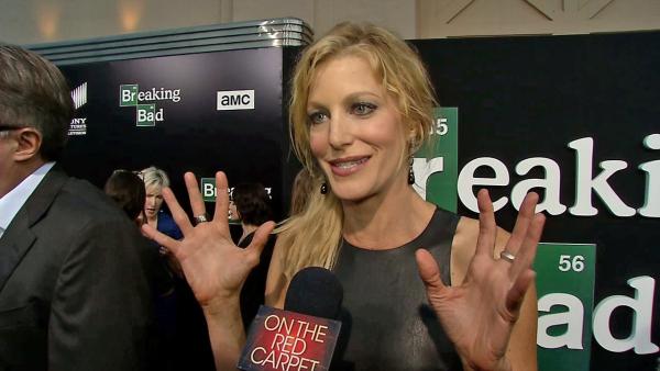 Breaking Bad star Anna Gunn (Skyler White) talks to OTRC.com at an Los Angeles event celebrating the fifth and final season of the AMC show on July 24, 2013. The finale airs on Sept. 29. - Provided courtesy of OTRC Breaking Bad star Anna Gunn (Skyler White) talks to OTRC.com at an Los Angeles event celebrating the fifth and final season of the AMC show on July 24, 2013. The finale airs on Sept. 29. - Provided courtesy of OTRC