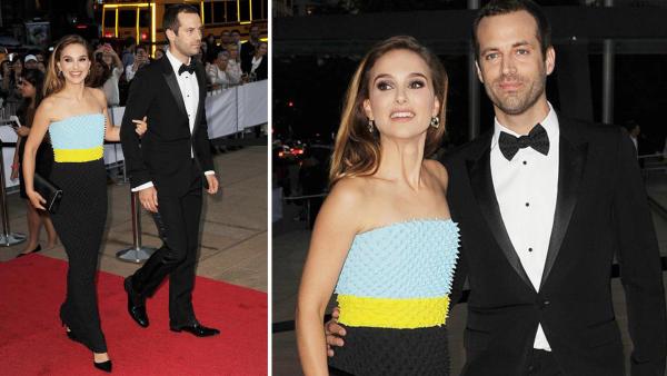 Natalie Portman and husband Benjamin Millepied attend the New York City Ballet 2013 Fall Gala at the David H. Koch Theater at Lincoln Center in New York on Sept. 19, 2013. - Provided courtesy of Humberto Carreno / Startraksphotos.com