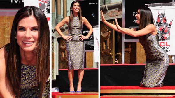 Sandra Bullock appears at her hand and footprint ceremony at the TCL Chinese Theatre in Hollywood on Sept. 25, 2013. - Provided courtesy of Sara De Boer / Startraksphoto.com Sandra Bullock appears at her hand and footprint ceremony at the TCL Chinese Theatre in Hollywood on Sept. 25, 2013. - Provided courtesy of Sara De Boer / Startraksphoto.com