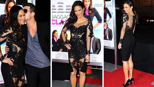 Paula Patton and husband Robin Thicke attend the premiere of the film Baggage Claim at the in Los Angeles, California on Sept. 25, 2013. - Provided courtesy of Sara De Boer / Startraksphoto.com Paula Patton and husband Robin Thicke attend the premiere of the film Baggage Claim at the in Los Angeles, California on Sept. 25, 2013. - Provided courtesy of Sara De Boer / Startraksphoto.com