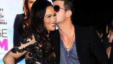 Paula Patton and husband Robin Thicke attend the premiere of the film Baggage Claim at the in Los Angeles, California on Sept. 25, 2013. - Provided courtesy of Sara De Boer / Startraksphoto.com
