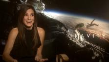 Sandra Bullock talks to OTRC.com about the 2013 film Gravity in September 2013. - Provided courtesy of OTRC