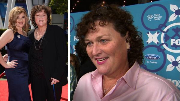 Dot-Marie Jones, who plays Coach Beiste on Glee, and Bridgett Casteen attend the 2013 Creative Arts Emmy Awards in Los Angeles on Sept. 15, 2013. / Dot-Marie Jones appears at FOXs Eco-Casino party celebrating the Fall 2013 TV season on Sept. 9, 2013. - Provided courtesy of Lionel Hahn / Abacausa / Startraksphoto.com / OTRC Dot-Marie Jones, who plays Coach Beiste on Glee, and Bridgett Casteen attend the 2013 Creative Arts Emmy Awards in Los Angeles on Sept. 15, 2013. / Dot-Marie Jones appears at FOXs Eco-Casino party celebrating the Fall 2013 TV season on Sept. 9, 2013. - Provided courtesy of Lionel Hahn / Abacausa / Startraksphoto.com / OTRC