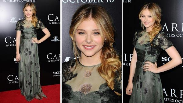 Chloe Grace Moretz appears at the Los Angeles, California premiere of Carrie on Oct. 7, 2013. - Provided courtesy of Sara De Boer / startraksphoto.com