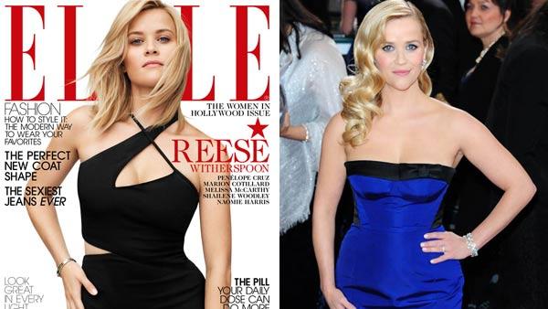 Reese Witherspoon appears on the November 2013 Women in Hollywood issue of Elle magazine. Reese Witherspoon appears at the 85th annual Academy Awards on Feb. 24, 2013. - Provided courtesy of Thomas Whiteside / Elle / Kyle Rover / startraksphoto.com Reese Witherspoon appears on the November 2013 Women in Hollywood issue of Elle magazine. Reese Witherspoon appears at the 85th annual Academy Awards on Feb. 24, 2013. - Provided courtesy of Thomas Whiteside / Elle / Kyle Rover / startraksphoto.com