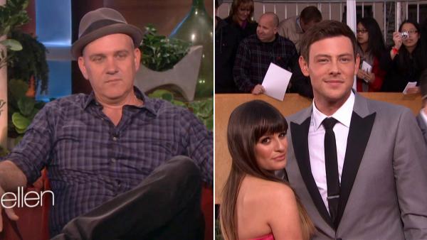 Cory Monteith and Glee co-star and girlfriend Lea Michele attend the SAG Awards on Jan. 27, 2013. - Provided courtesy of The Ellen DeGeneres Show / OTRC Cory Monteith and Glee co-star and girlfriend Lea Michele attend the SAG Awards on Jan. 27, 2013. - Provided courtesy of The Ellen DeGeneres Show / OTRC