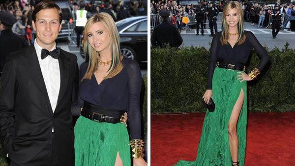 Ivanka Trump and husband Jared Kushner appear at the PUNK: Chaos to Couture Costume Institute Gala at the Metropolitan Museum of Art in New York City on May 6, 2013. - Provided courtesy of Bill Davila / startraksphoto.com Ivanka Trump and husband Jared Kushner appear at the PUNK: Chaos to Couture Costume Institute Gala at the Metropolitan Museum of Art in New York City on May 6, 2013. - Provided courtesy of Bill Davila / startraksphoto.com