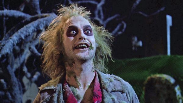 Michael Keaton appears as Beetlejuice in a scene from the 1988 movie Beetlejuice. - Provided courtesy of Geffen Company / Warner Bros. Pictures Michael Keaton appears as Beetlejuice in a scene from the 1988 movie Beetlejuice. - Provided courtesy of Geffen Company / Warner Bros. Pictures
