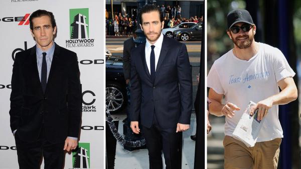 Jake Gyllenhaal appears at the 17th annual Hollywood Film Awards on Oct. 21, 2013. / Jake Gyllenhaal appears at the premiere of Prisoners in Los Angeles on Sept. 12, 2013. / Jake Gyllenhaal appears in New York City on June 29, 2013. - Provided courtesy of OTRC / Daniel Robertson / Sara De Boer / Humberto Carreno / Startraksphoto.com Jake Gyllenhaal appears at the 17th annual Hollywood Film Awards on Oct. 21, 2013. / Jake Gyllenhaal appears at the premiere of Prisoners in Los Angeles on Sept. 12, 2013. / Jake Gyllenhaal appears in New York City on June 29, 2013. - Provided courtesy of OTRC / Daniel Robertson / Sara De Boer / Humberto Carreno / Startraksphoto.com
