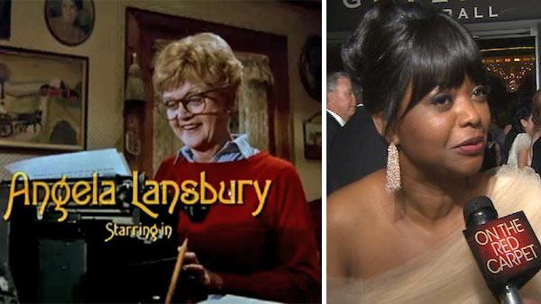 Angela Lansbury appears in the opening credits of the show Murder, She Wrote, which aired between 1984 and 1996. / Octavia Spencer talks to OTRC.com before entering the Governors Ball after the 2013 Oscars. - Provided courtesy of OTRC / CBS / Universal Television Angela Lansbury appears in the opening credits of the show Murder, She Wrote, which aired between 1984 and 1996. / Octavia Spencer talks to OTRC.com before entering the Governors Ball after the 2013 Oscars. - Provided courtesy of OTRC / CBS / Universal Television