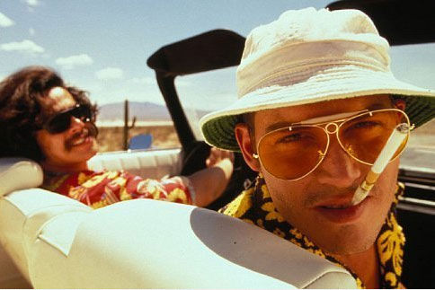 Johnny Depp and Benicio Del Toro appear in a...