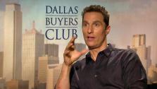 Matthew McConaughey spoke to OTRC.com about the film Dallas Buyers Club (October 2013). - Provided courtesy of OTRC