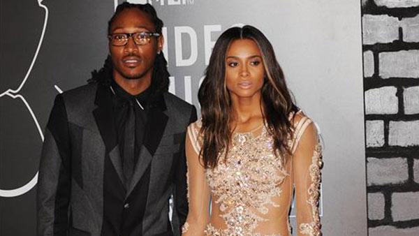 Ciara and Future attend the 2013 MTV Video Music Awards in New York on Aug. 25, 2013. - Provided courtesy of Humberto Carreno / Srartraksphoto.com Ciara and Future attend the 2013 MTV Video Music Awards in New York on Aug. 25, 2013. - Provided courtesy of Humberto Carreno / Srartraksphoto.com