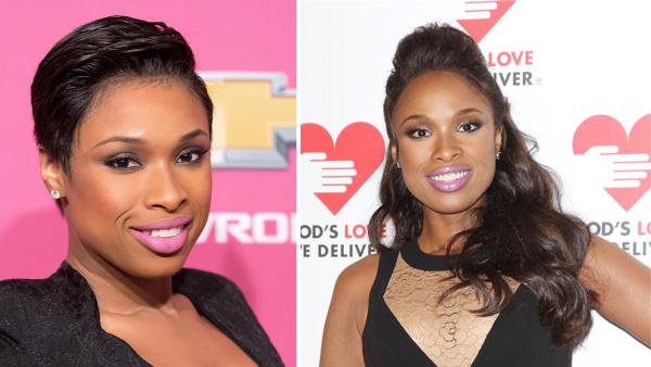 Jennifer Hudson debuts a short hairstyle at BETs 2013 Black Girls Rock event in New York on Oct. 26, 2013. / Jennifer Hudson appears at the 2013 Golden Heart Awards in New York on Oct. 16, 2013. - Provided courtesy of Marcus Owen / Kristina Bumphrey / Startraksphoto.com Jennifer Hudson debuts a short hairstyle at BETs 2013 Black Girls Rock event in New York on Oct. 26, 2013. / Jennifer Hudson appears at the 2013 Golden Heart Awards in New York on Oct. 16, 2013. - Provided courtesy of Marcus Owen / Kristina Bumphrey / Startraksphoto.com
