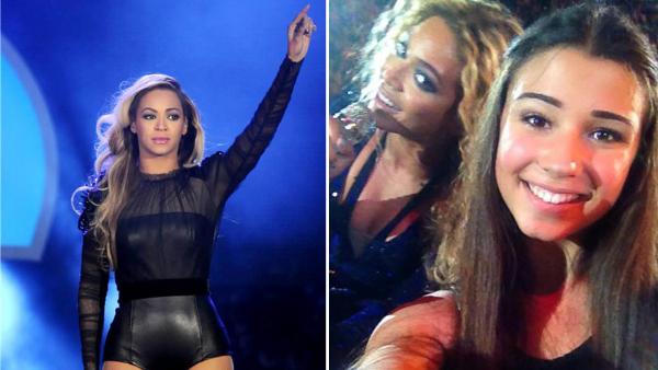 Beyonce appears at the 2013 Chime For Change: The Sound Of Change Live Concert at Twickenham Stadium on June 6, 2013. / The singer appears with a fan at a concert in Australia on Oct. 25, 2013. - Provided courtesy of Angela Lubrano/Livepix/Dalle/startraksphoto.com / http://n-uumb.tumblr.com/post/65221606937/so-um-beyonce-posed-for-my-selfie Beyonce appears at the 2013 Chime For Change: The Sound Of Change Live Concert at Twickenham Stadium on June 6, 2013. / The singer appears with a fan at a concert in Australia on Oct. 25, 2013. - Provided courtesy of Angela Lubrano/Livepix/Dalle/startraksphoto.com / http://n-uumb.tumblr.com/post/65221606937/so-um-beyonce-posed-for-my-selfie