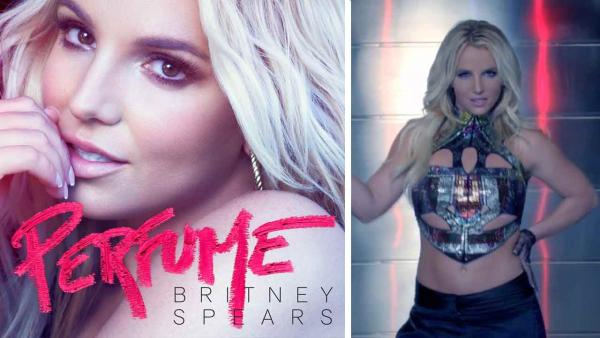 Britney Spears appears on the official cover art for the song Perfume. Britney Spears appears in a still from the 2013 music video Work B----. - Provided courtesy of RCA Records Britney Spears appears on the official cover art for the song Perfume. Britney Spears appears in a still from the 2013 music video Work B----. - Provided courtesy of RCA Records