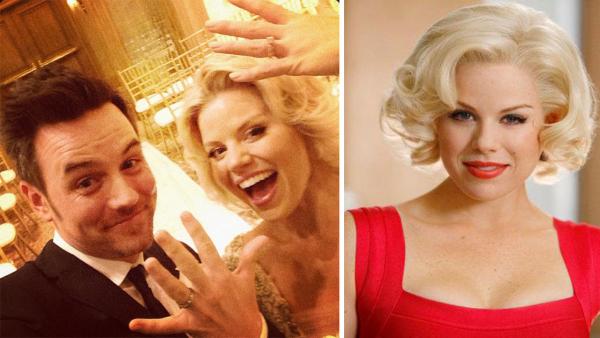 Megan Hilty and her new husband, Brian Gallagher, are seen in this photo he posted on his Instagram page after the two wed at the Venetian Chapel in Las Vegas on Nov. 2, 2013. / Megan Hilty appears in a scene from the NBC series Smash in 2012. - Provided courtesy of instagram.com/p/gPP9YxzM5K/ instagram.com/brianggallagher / Will Hart / NBC Megan Hilty and her new husband, Brian Gallagher, are seen in this photo he posted on his Instagram page after the two wed at the Venetian Chapel in Las Vegas on Nov. 2, 2013. / Megan Hilty appears in a scene from the NBC series Smash in 2012. - Provided courtesy of instagram.com/p/gPP9YxzM5K/ instagram.com/brianggallagher / Will Hart / NBC
