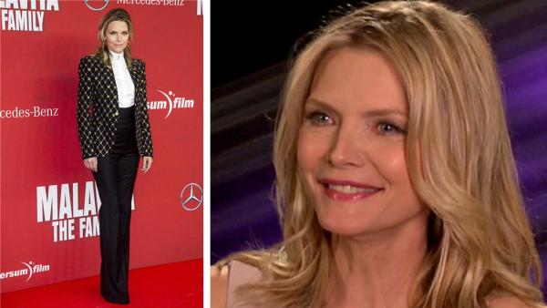Michelle Pfeiffer appears at the premiere of The Family in Berlin, Germany on Oct. 15, 2013. / Michelle Pfeiffer talks to OTRC.com about the movie People Like Us in June 2012. - Provided courtesy of Jochen Zick / Startraksphoto.com / OTRC