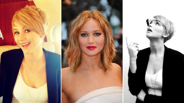 Right and Left: Jennifer Lawrence appears in a photos posted on her official Facebook page on Nov. 6, 2013. / Center: Jennifer Lawrence appears at the Cannes Film Festival in Cannes, France, on May 18, 2013. - Provided courtesy of facebook.com/JenniferLawrence / Nicolas Briquet/ABACAPRESS. COM Right and Left: Jennifer Lawrence appears in a photos posted on her official Facebook page on Nov. 6, 2013. / Center: Jennifer Lawrence appears at the Cannes Film Festival in Cannes, France, on May 18, 2013. - Provided courtesy of facebook.com/JenniferLawrence / Nicolas Briquet/ABACAPRESS. COM