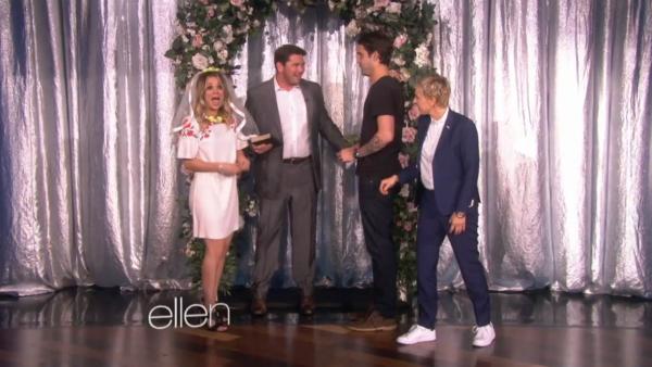 Kaley Cuoco appears on The Ellen DeGeneres Show with fiance Ryan Sweeting on Nov. 6, 2013. - Provided courtesy of The Ellen DeGeneres Show Kaley Cuoco appears on The Ellen DeGeneres Show with fiance Ryan Sweeting on Nov. 6, 2013. - Provided courtesy of The Ellen DeGeneres Show