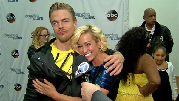 Kelllie Pickler and Derek Hough talked to OTRC.com after week 9 on Dancing With The Stars on Nov. 11, 2013. - Provided courtesy of OTRC