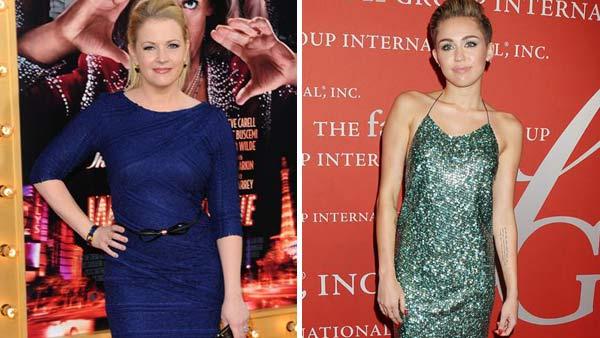 Melissa Joan Hart appears at the Los Angeles premiere of The Incredible Burt Wonderstone on March 11, 2013. Miley Cyrus appears at the 30th annual Night of Stars Galaxy in New York City on Oct. 22, 2013. - Provided courtesy of Sara De Boer / Dave Allocca / startraksphoto.com Melissa Joan Hart appears at the Los Angeles premiere of The Incredible Burt Wonderstone on March 11, 2013. Miley Cyrus appears at the 30th annual Night of Stars Galaxy in New York City on Oct. 22, 2013. - Provided courtesy of Sara De Boer / Dave Allocca / startraksphoto.com