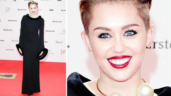 Miley Cyrus, wearing a vintage Jean Paul Gaultier gown, appears at the 2013 BAMBI German Media Awards at the Stage Theater in Berlin on Nov. 14, 2013. - Provided courtesy of James Coldrey / Startraksphoto.com Miley Cyrus, wearing a vintage Jean Paul Gaultier gown, appears at the 2013 BAMBI German Media Awards at the Stage Theater in Berlin on Nov. 14, 2013. - Provided courtesy of James Coldrey / Startraksphoto.com