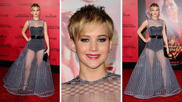 Jennifer Lawrence appears at the Los Angeles premiere of The Hunger Games: Catching Fire on Nov. 18, 2013. - Provided courtesy of Sara De Boer / startraksphoto.com Jennifer Lawrence appears at the Los Angeles premiere of The Hunger Games: Catching Fire on Nov. 18, 2013. - Provided courtesy of Sara De Boer / startraksphoto.com