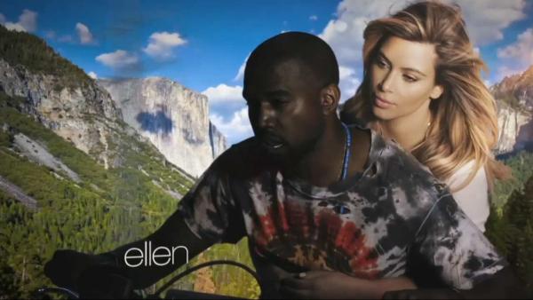 Kanye West and Kim Kardashian appear in the music video for Bound 2, which premiered on The Ellen DeGeneres Show on Nov. 19, 2013. - Provided courtesy of The Ellen DeGeneres Show / Roc-A-Fella / Def Jam Records Kanye West and Kim Kardashian appear in the music video for Bound 2, which premiered on The Ellen DeGeneres Show on Nov. 19, 2013. - Provided courtesy of The Ellen DeGeneres Show / Roc-A-Fella / Def Jam Records