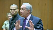 Chris Brown appears at a probation hearing at a Los Angeles court on Nov. 20, 2013. - Provided courtesy of OTRC
