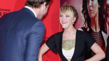 The Hunger Games: Catching Fire actress Jennifer Lawrence (Katniss Everdeen) attends the premiere of the movie in New York on Nov. 20, 2013. - Provided courtesy of Humberto Carreno / Startraksphoto.com