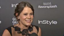 Miss Golden Globe 2014, Sosie Bacon, the 21-year-old daughter of actors Kevin Bacon and Kyra Sedgwick, talks to OTRC.com at a pre-Golden Globes event hosted by the Hollywood Foreign Press Association and InStyle magazine in Los Angeles on Nov. 21, 2013. - Provided courtesy of OTRC