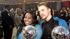 Amber Riley and Derek Hough talk to OTRC.com after the season 17 finale of Dancing With The Stars on Nov. 26, 2013. - Provided courtesy of OTRC