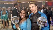 Amber Riley and Derek Hough talk to OTRC.com after the season 17 finale of Dancing With The Stars on Nov. 26, 2013. - Provided courtesy of OTRC