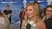 Kristen Bell talks to OTRC.com at the premiere of Disneys 2013 movie Frozen in Los Angeles on Nov. 19, 2013. She plays Princess Anna in the film. - Provided courtesy of OTRC