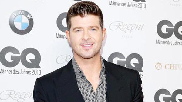 Robin Thicke appears at the Berlin 2013 GQ Men of the Year Awards on Nov. 7, 2013. - Provided courtesy of James Coldrey/Action Press/startraksphoto.com