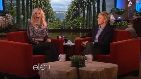 Britney Spears appears on The Ellen DeGeneres Show on Dec. 3, 2013. - Provided courtesy of The Ellen DeGeneres Show
