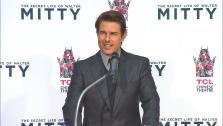 Tom Cruise appears at Ben Stillers hand and footprint ceremony at the TCL Chinese Theatre in Los Angeles on Dec. 3, 2013. - Provided courtesy of OTRC