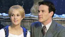 Carrie Underwood as Maria, Stephen Moyer as Captain Von Trapp appear in a photo from The Sound of Music Live! rehearsal. The show airs on Dec. 5, 2013. - Provided courtesy of Paul Drinkwater/NBC