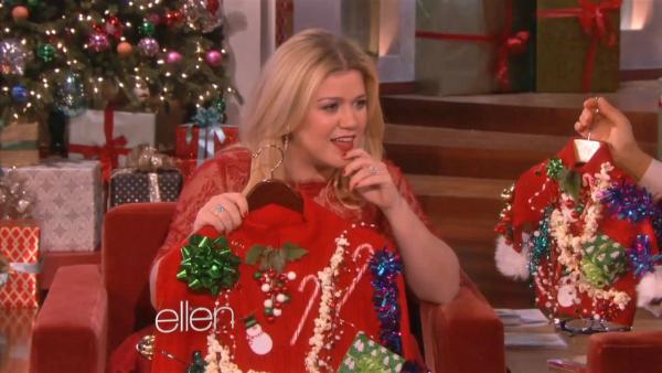 Kelly Clarkson appears on The Ellen DeGeneres Show on Dec. 6, 2013. - Provided courtesy of The Ellen DeGeneres Show
