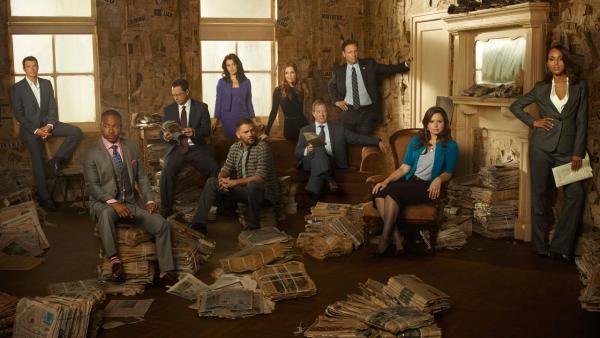 The cast of Scandal appears in a promotional photo for season 3. - Provided courtesy of ABC/Craig Sjodin