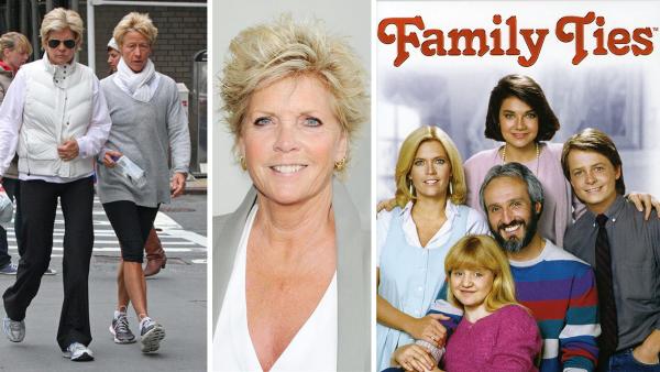 Meredith Baxter walks with partner Nancy Locke on Park Avenue in New York on April 10, 2011. / Meredith Baxter attends the 2013 Angel Awards in Los Angeles on Aug. 10, 2013. / The Family Ties cast appears in a 1985 promotional photo. - Provided courtesy of Adam Nemser / Daniel Robertson / Startraksphoto.com / Paramount Television / Ubu Productions Meredith Baxter walks with partner Nancy Locke on Park Avenue in New York on April 10, 2011. / Meredith Baxter attends the 2013 Angel Awards in Los Angeles on Aug. 10, 2013. / The Family Ties cast appears in a 1985 promotional photo. - Provided courtesy of Adam Nemser / Daniel Robertson / Startraksphoto.com / Paramount Television / Ubu Productions