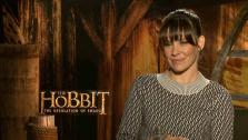 Evangeline Lilly talks with OTRC.com about The Hobbit 2, in theaters on Dec. 13, 2013. - Provided courtesy of OTRC.com