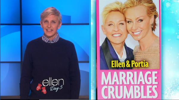 Ellen DeGeneres appears on The Ellen DeGeneres Show on an episode which aired on Dec. 11, 2013. - Provided courtesy of Warner Bros. Television Ellen DeGeneres appears on The Ellen DeGeneres Show on an episode which aired on Dec. 11, 2013. - Provided courtesy of Warner Bros. Television
